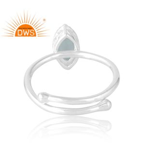 แหวนพลอยอเมทิสต์สีเขียวธรรมชาติสีเงินสเตอร์ลิง925เครื่องประดับที่กำหนดเองเป็นของขวัญสำหรับผู้หญิงสำหรับผู้หญิง - Product Image 2