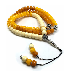 Vente en gros de chapelet en verre islamique perles de prière multicolores Tasbeeh perles de prière en verre musulman Tasbih - Product Image 4