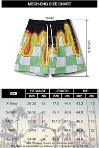 Shorts de basketball pour hommes personnalisés avec logo, style urbain, grande taille, imprimé animal, respirant, séchage rapide, taille élastique, polyester - Product Image 6