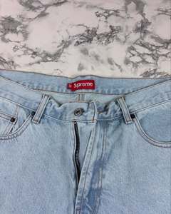 กางเกงยีนส์ขาสั้นทรงหลวมแบบมีซิปสำหรับผู้ชาย ผ้าเดนิมเนื้อหนัก 100% ผ้าฝ้าย - Product Image 6