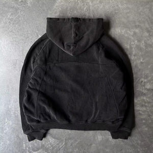 ผู้ผลิตเสื้อผ้า OEM รับทำโลโก้ปัก ออกแบบลายพิมพ์ดิจิทัล เสื้อผ้าสตรีทแวร์แฟชั่น ผ้าฝ้าย 100% เสื้อฮู้ดซิปสำหรับฤดูหนาว - Product Image 6