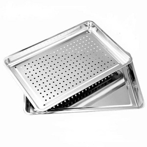 Plateau de cuisine en acier inoxydable CASAMAX WL AS-3751-3 - Équipement de boulangerie facile à nettoyer, compatible avec les aliments, de qualité supérieure, poli - Product Image 5