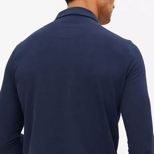 Venta directa de fábrica Camisas de manga larga de punto de tamaño personalizado para hombres Camisas de manga larga de punto de alta calidad para hombres - Product Image 4