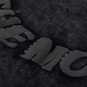 T-shirt délavé à l'acide pour hommes en gros Streetwear Hip Hop Stone 100% coton t-shirts avec logo personnaliser T-shirt vintage surdimensionné - Product Image 4