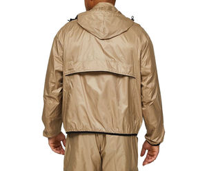 Chaqueta Cortavientos Impermeable con Capucha para Hombre, Resistente, Ecológica, de Secado Rápido, Transpirable, Diseño Personalizado al por Mayor, Alta Calidad - Product Image 4