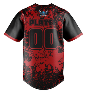 Venta al por Mayor de Camisetas Deportivas Personalizadas de Talla Grande para Equipos de Béisbol, Transpirables, de Spandex/Algodón, para Venta Mundial - Product Image 2