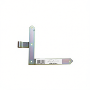 Perfil de Acero Galvanizado Amarillo 400x1000x20x60x120mm para Bisagras de Puertas de Garaje, Cercas, Enrejados y Portones - Product Image 2