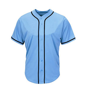 Customized Blank Color With Pink <b>Strip</b> Women Blank Baseball Jersey-Adult Size Team Wear Plain Baseball Jersey - Product Image 5