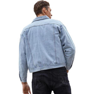 Jeans, hauts fabricant OEM, veste en jean pour hommes sur mesure - Product Image 2
