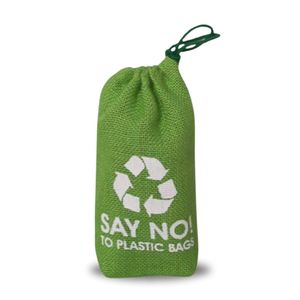Sacs à cordon en jute légers, personnalisés, promotionnels, impression sérigraphique personnalisée, respectueux de l'environnement - Product Image 5