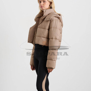 Conception personnalisée surdimensionné épais bouffant femmes vestes 2025 femme rembourré vers le bas manteau élégant chaud hiver vêtements d'extérieur - Product Image 1