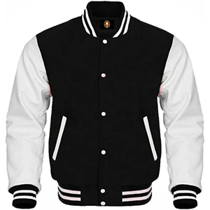 Chaqueta de béisbol personalizada de algodón pesado para hombre Chaqueta universitaria de nuevo diseño de alta calidad para invierno con piel de oveja - Product Image 2