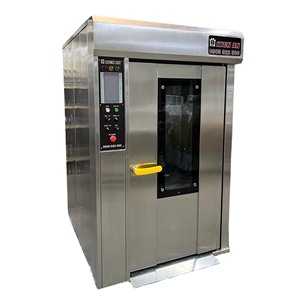 Good Price Oven for Baking Bread 16 Trays Iso Certificate 1100Kg 380V 220V <b>Rotary</b> Oven Made in Vietnam KIEN an Factory - Product Image 3