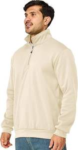 Top qualité hommes quart Zip pull col rond décontracté sweats à manches longues - Product Image 3