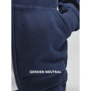 Felpa con Cappuccio B&C Zip Hood ID.224, Felpe e Maglioni Promozionali Sostenibili - Product Image 2