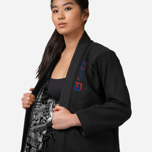 Meilleure vente 100% coton brésilien BJJ Gi haute qualité Jiu Jitsu Kimonos avec fonction extensible en gros prix d'usine costumes - Product Image 3