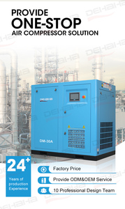 Dehahha 22kw תעשייתי סיבובי אוויר מדחס | יעילות גבוהה מכונה מופעל - Product Image 4