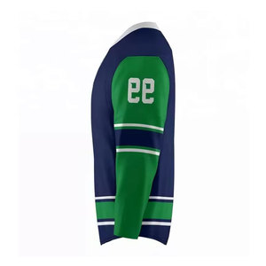 Jersey de Hockey sobre Hielo para Hombre en Cantidad al por Mayor, Personalizado para Equipos, 100% Poliéster, Ecológico, Transpirable, en Existencia - Product Image 4
