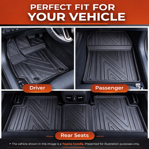 Alfombrillas de Coche 3D Personalizadas para Volkswagen Polo 2023+, Impermeables, Tipo Piscina, Juego de Forros Interiores Negros, Hechas en Turquía - Product Image 2