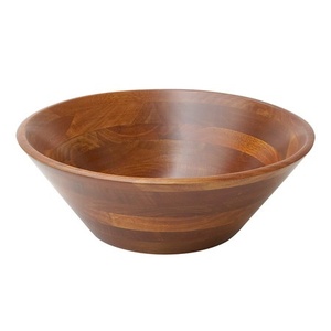 Venta al por Mayor de Tazones de Madera Reutilizables Ecológicos Hechos a Mano de la Mejor Calidad para Fiestas, con Superficie Pulida y Acabado No Tóxico - Product Image 1