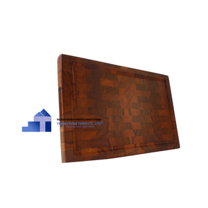 Tablas de cortar de madera de teca natural más vendidas para utensilios de cocina de restaurante al por mayor de Vietnam - Product Image 3