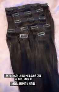 MEILLEURE VENTE AJOUTER DIMENSION ET LONGUEUR À VOS CHEVEUX AVEC NOS EXTENSIONS ET PERRUQUES DE CHEVEUX HUMAINS REMY FACILES À UTILISER PERSONNALISABLES - Product Image 6