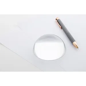 Organizador de Escritorio Personalizable con Forma de Medio Globo de Cristal para Merchandising - Product Image 4