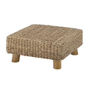 Mesa auxiliar de jacinto de agua, taburete cuadrado Natural para decoración de sala de estar y dormitorio, proveedor de Vietnam - Product Image 4
