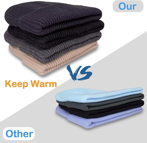 Gorro Térmico de Invierno de Alta Calidad, Personalizable, con Doble Capa de Spandex/Algodón, Tejido, para Viajes, Venta al Por Mayor de Fábrica - Product Image 3