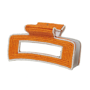 New Arrival Beaded Embroidery <b>Hair</b> Clip, Colorful Seed Bead Embroidered <b>Hair</b> <b>Claw</b> for Women & Girls - Product Image 5