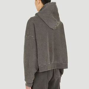 Sweats à capuche en détresse vintage Motifs mignons et drôles Sweats à capuche vintage Couleur et logo personnalisés Sweats à capuche en détresse vintage surdimensionnés - Product Image 6