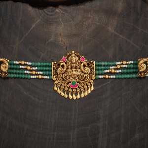 Antique Vintage <b>Necklace</b> 182680 Diamond and Pearl Chain for Wedding or Religious Occasions As a Gift - Product Image 3