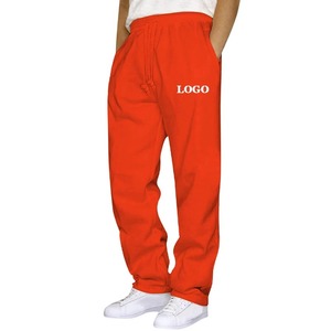 Pantalon de survêtement taille haute en toile extensible confortable pour homme Pantalon de tous les jours avec ceinture élastique et poches braguette à fermeture éclair Taille XL - Product Image 4