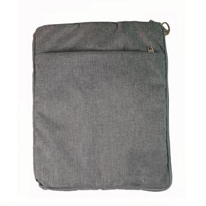 Cadeau d'affaires étui pour ordinateur portable gris toile polyester pochette en gros fait à la main étui pour ordinateur portable housse de voyage en tissu pour ordinateur portable - Product Image 2