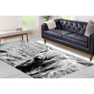 Alfombra con Estampado de Toro Salvaje - Alfombras de Animales Lavables a Máquina para Decoración de Casas de Campo, con Pelo Suave - Product Image 2
