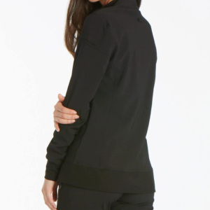 Chaqueta Médica Personalizada de Corte Ajustado, Elástica, de Spandex/Poliéster, Manga Larga, con Detección de Agujas, Uniforme de Hospital para Otoño - Product Image 4