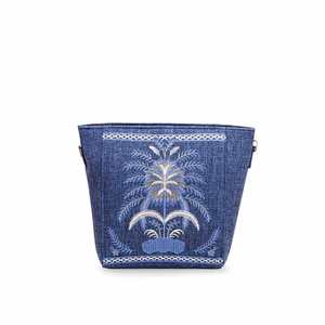 กระเป๋าช้อปปิ้งสะพายไหล่ P56184ลำลองสีฟ้า - Product Image 3