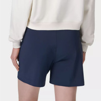 Yüksek Bel Kadın Yoga Şortu Elastik Bel Polyester/Naylon Günlük Bol Kesim Nefes Alabilen Yazlık 230g Stokta Cepli