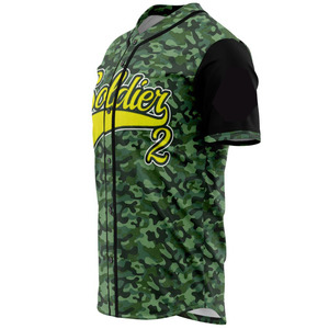 Uniforme de Béisbol Profesional Personalizado, 100% Poliéster, Unisex, de Secado Rápido, Cuello en V, Conjunto Completo, Impresión Sublimada OEM, Uniforme de Equipo - Product Image 3