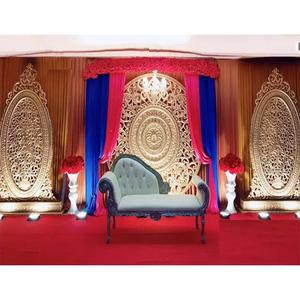 Fantásticos Paneles de Fondo para Decoración de Bodas, Telones de Fondo de Fibra para Eventos de Boda Indios, Decoración de Recepción de Boda de Ensueño, Irlanda - Product Image 1