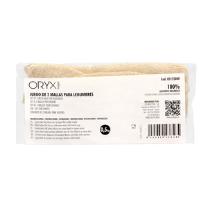 Sacchetto in Rete di Cotone per Legumi 0,5 Kg Set di 2 Unità - Product Image 3