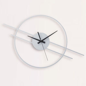 Latest Designer <b>Wall</b> <b>Clock</b> Iron and <b>Wood</b> Design Best for Home Bed Room Decorative Design <b>Wall</b> <b>Clock</b> Fully Rounded Time <b>Clock</b> - Product Image 1