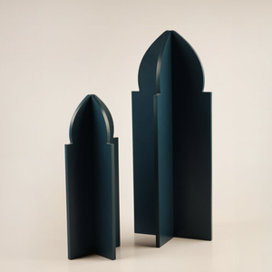 Minaretes de diseñador hechos a mano de alta calidad de Metal de lujo Minaar decoración clásica de Ramadán torre de madera árabe Tumba de Metal Luna Minaar - Product Image 2