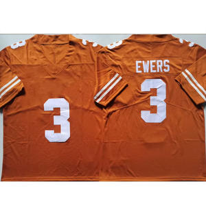 Großhandel Texas College American Football 16 Arch Manning 3 Ewers Football Trikot Atmungsaktives Kurzarm Limitierte Edition Genähte Uniform - Product Image 2