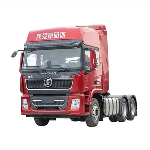 Shacman Cina X3000 F3000 6x4 kepala traktor truk Diesel transmisi Manual kotak gigi cepat mengemudi tinggi Kabin Atap kiri