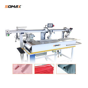 INDUSTRIELLE SOMAX SM-07C-FS-A DOPPEL-ZUFÜHRUNGSARM AUTOMATISCHER EINZELSTÜCK-BODEN-/ÄRMELSAUMER - Product Image 3