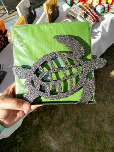 ที่ใส่กระดาษเช็ดปากไม้รูปเต่า ทำด้วยมือ เหมาะสำหรับงานเลี้ยงบนโต๊ะอาหารเด็ก ตกแต่งโต๊ะอย่างสนุกสนาน และใช้เสิร์ฟแขก - Product Image 5