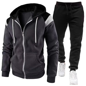 Sudadera con Capucha Deportiva Casual de Manga Larga para Hombre, con Cierre, Ropa de Invierno - Product Image 1