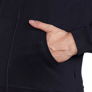 Chándal Informal de Invierno para Hombre, Forrado de Felpa, con Capucha, 100% Algodón, Cintura Elástica, Bolsillos Laterales, Cremallera Completa, Ligero - Product Image 5