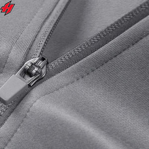 2024ชุดวอร์มผ้าฝ้าย100% แบบรูดซิปใส่ได้ทั้งชายและหญิงชุดวอร์มชุดวิ่งขนาดพลัสไซส์ระบายอากาศได้สำหรับฤดูใบไม้ร่วง - Product Image 3